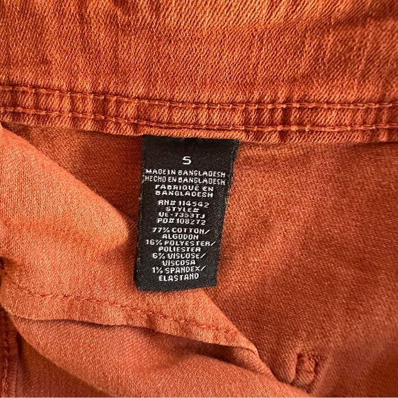 Dollhouse Rust/Orange Jumpsuit Wide Leg Criss Cross Straps Size 5 - Picture 6 of 8